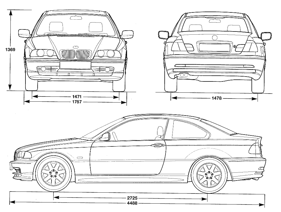 Пленка для автостайлинга BMW E36 - автовинил