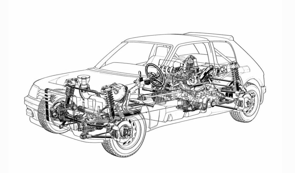 Раллийный монстр группы «Б» - Peugeot 205 T16 