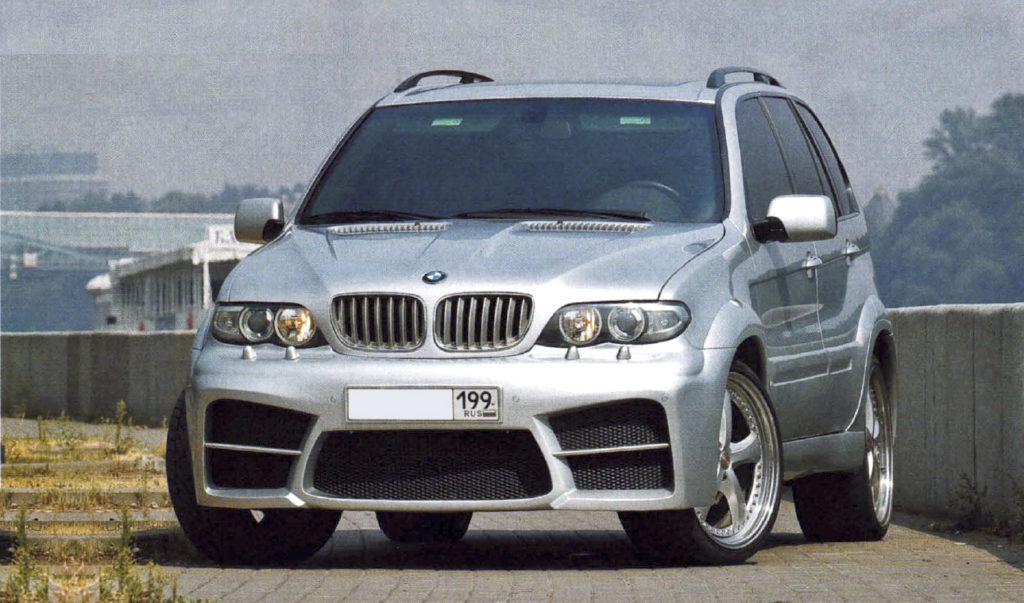 Выкрашенная, наполированная и готовая к новой жизни BMW X5