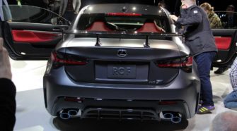 В Детройте Lexus представил новую модель RC F Track Edition